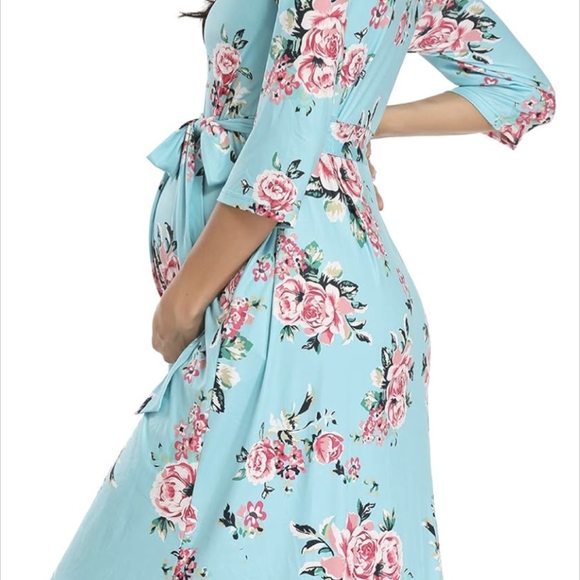 MUSIDORA 3 in 1 Maternity & Nursing Robe Hospital Gown, Large NWT - Picture 2 of 8